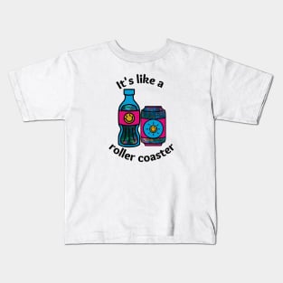 ROLLER COASTER - Funny Weird Bad Translation Error (Alt Color) Kids T-Shirt